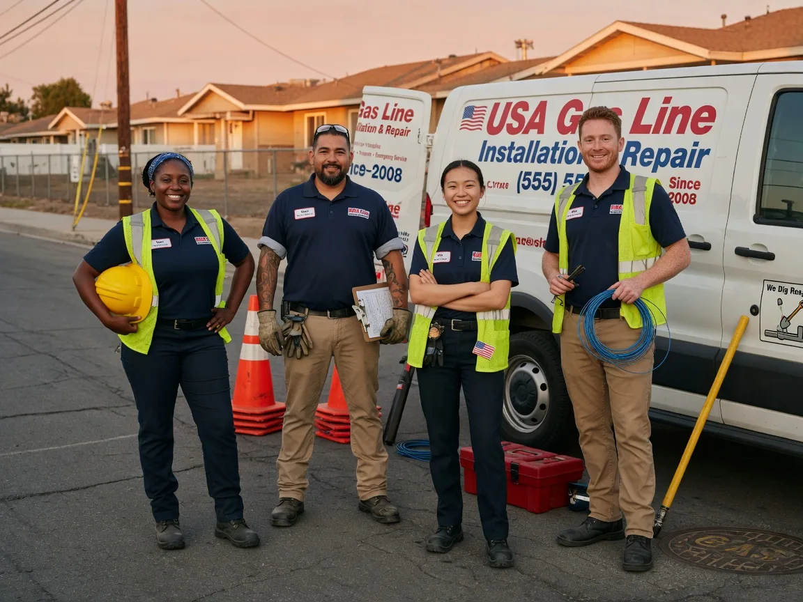 Gas Line Installation company in Mechanicsburg, OH